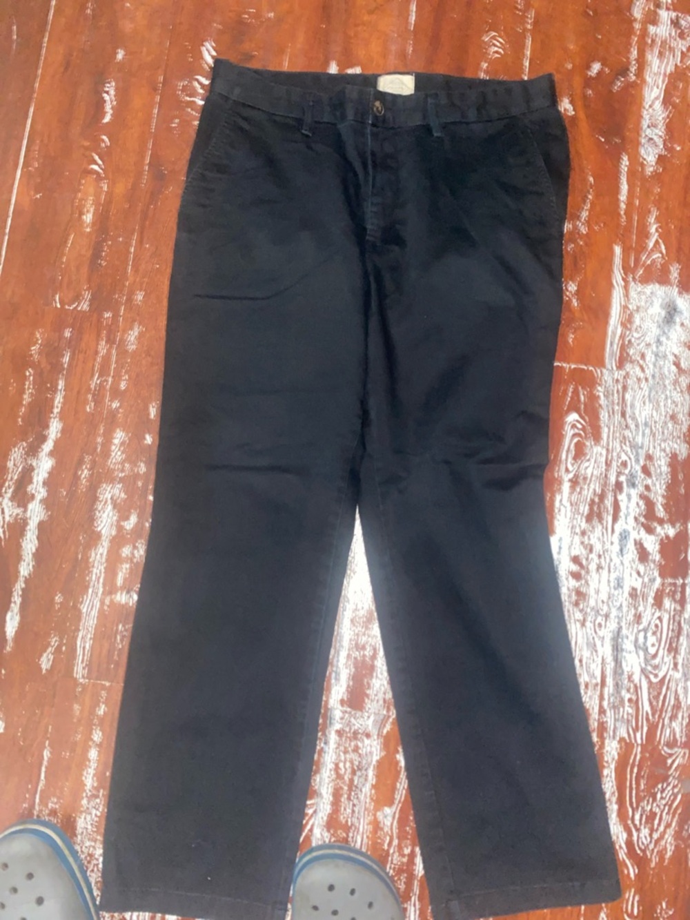 St. John's Bay Black Men's Chinos - Straight Leg
